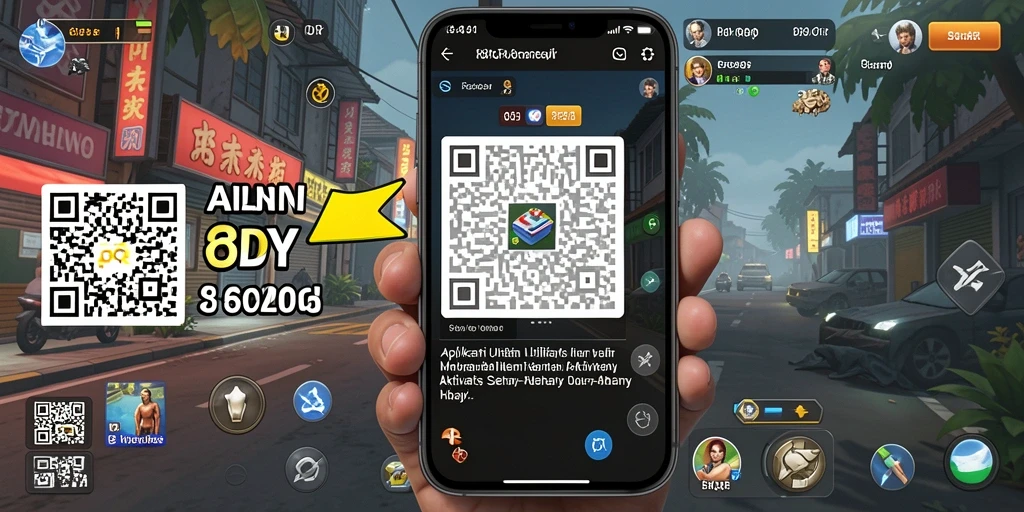 Tampilan aplikasi 8QR yang intuitif dan mudah digunakan.