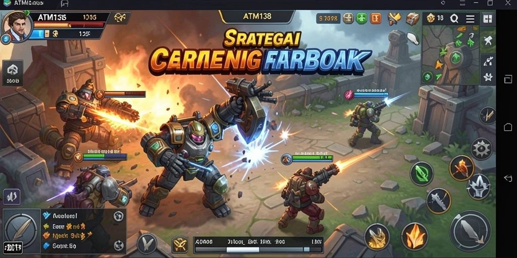 Tampilan gameplay menarik dari ATM138 yang penuh strategi.