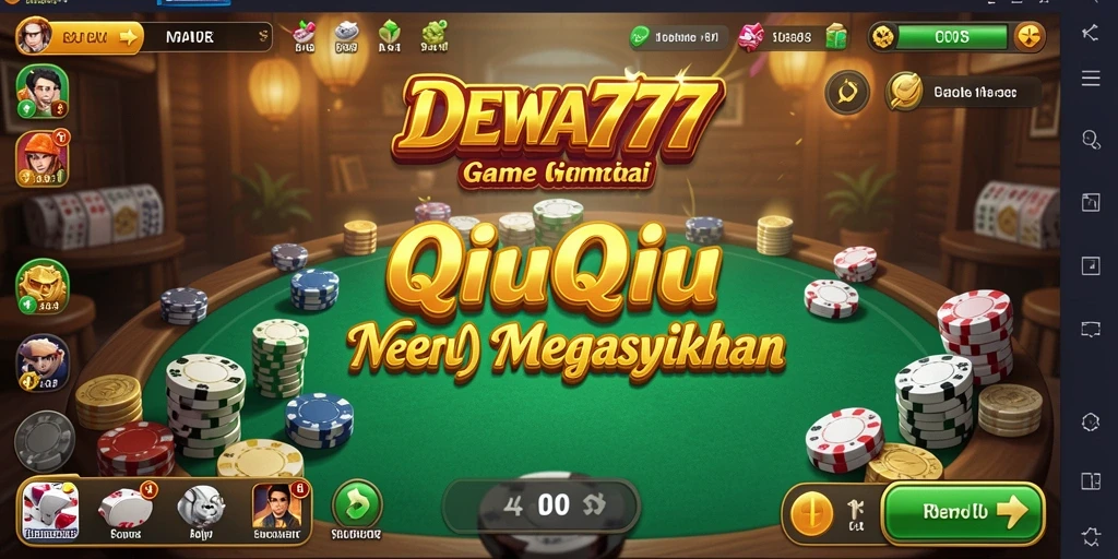 Gameplay seru DEWA777 dalam QiuQiu yang menantang.