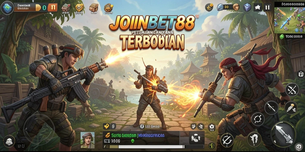 Tampilan gameplay luas dari JOINBET88 yang mengesankan.