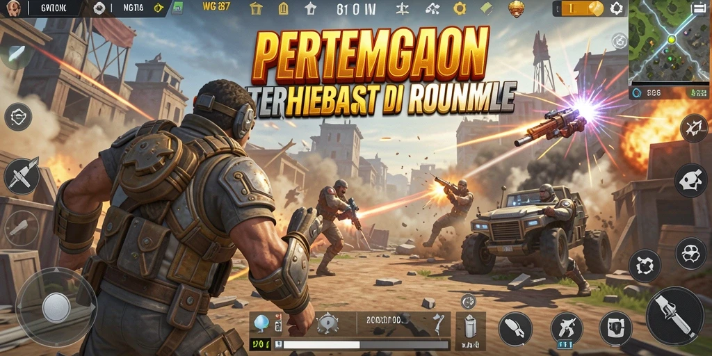 Tampilan WOW dari gameplay Battle Royale yang mengasyikkan di WG87.