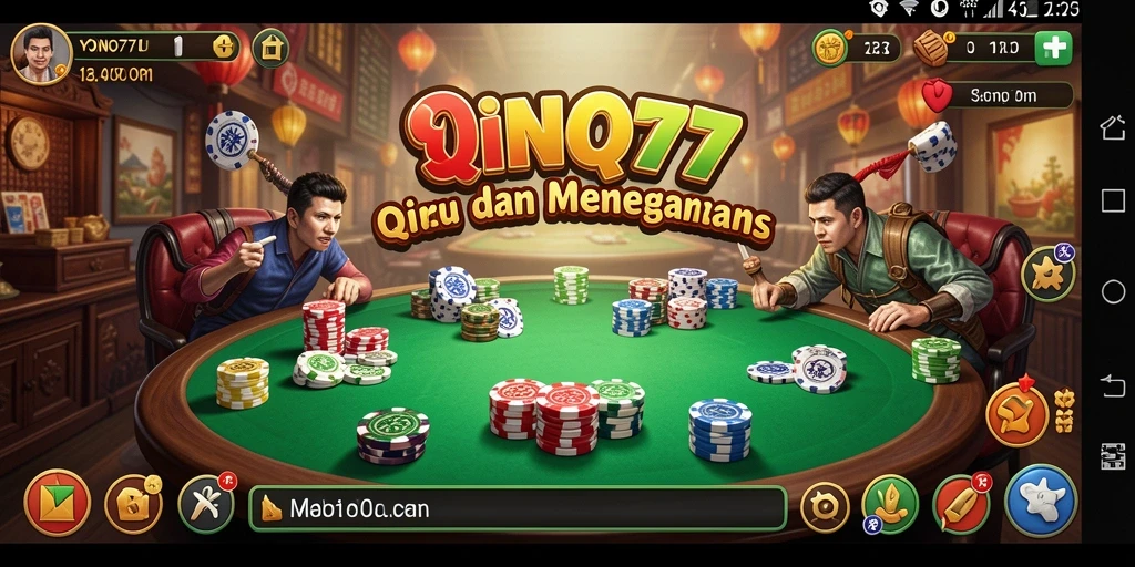 Tampilan gameplay QiuQiu yang seru dan menarik di YONO777.